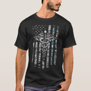 Camiseta Enfermeiro ER com Sinalizador e Caduceus
