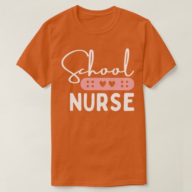 Camiseta Enfermeiro escolar 11 (Frente do Design)