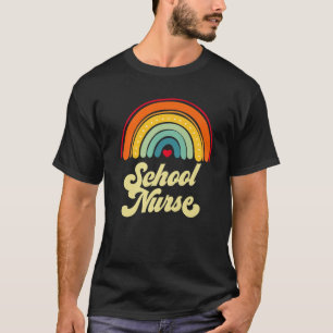 Camiseta ENFERMEIRO ESCOLAR Vintage Retro Funny Job Title B