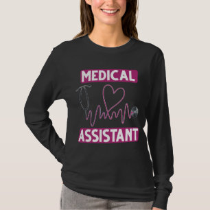 Camiseta Enfermeiro Estetoscópico Assistente Médico