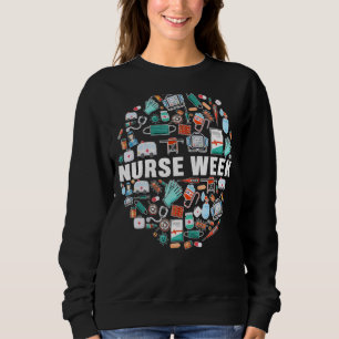 Camiseta Enfermeiro Estetoscópio Medicina Enfermeira Semana