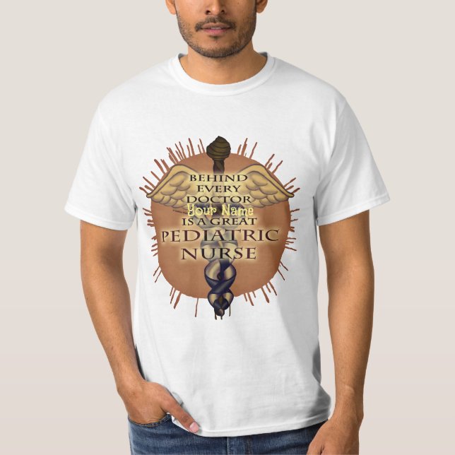 Camiseta Enfermeiro excelente Pediátrico (Frente)