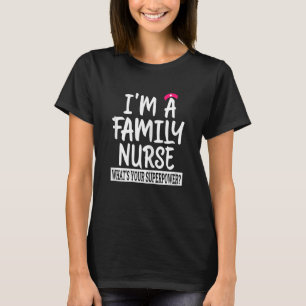 Camiseta Enfermeiro Familiar das Mulheres Escola de Enferma