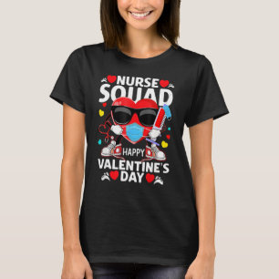 Camiseta Enfermeiro Feliz dia de os namorados Vermelho Masc