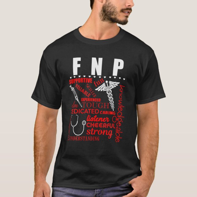Camiseta Enfermeiro FNP Familiar Nursi Fiável (Frente)
