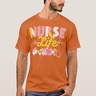 Camiseta Enfermeiro Forma Cardíaca Semana de Enfermagem NPN