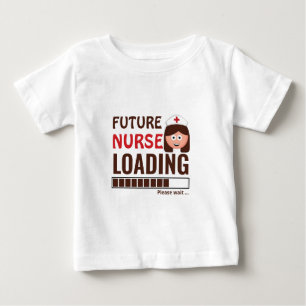 Camiseta Enfermeiro Futuro Carregando Cute Faça Primeiro An