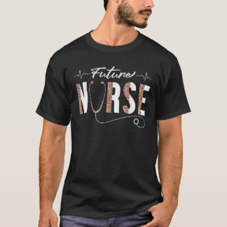 Camiseta Enfermeiro Futuro Costume Scrub Médico Assistente