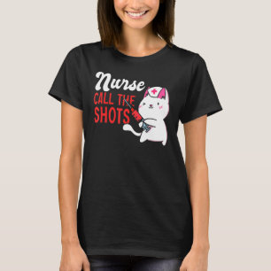 Camiseta Enfermeiro Gato Enfermeiro Medicina Kitten Médico
