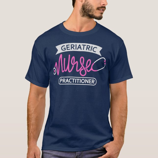 Camiseta Enfermeiro Geriátrico Gerontológico (Frente)