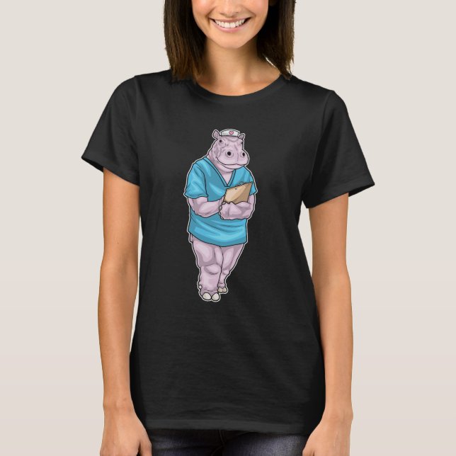 Camiseta Enfermeiro Hippo (Frente)