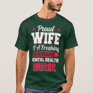 Camiseta Enfermeiro Hospital Médico Mental Enfermeiro Espos