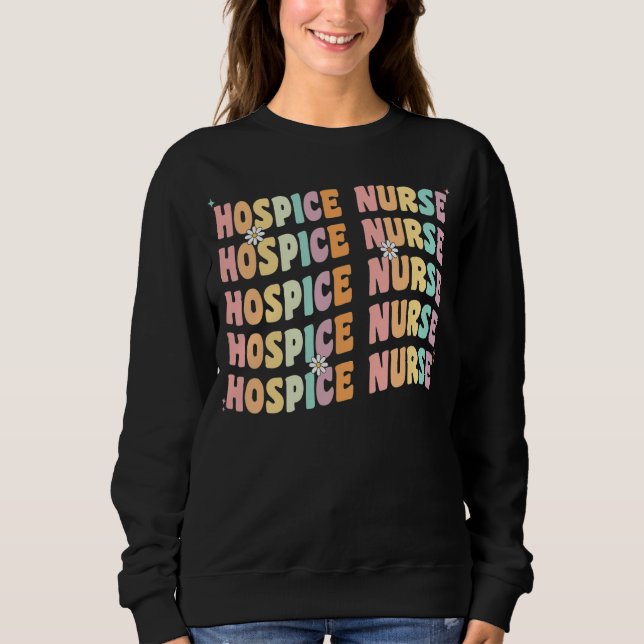 Camiseta Enfermeiro Hospitalar Para Mulheres Hospital Retro (Frente)