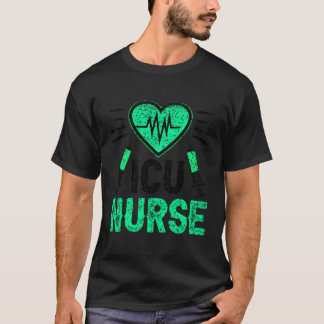 Camiseta Enfermeiro Icu Enfermeiro Hospital De Gelo Intensi