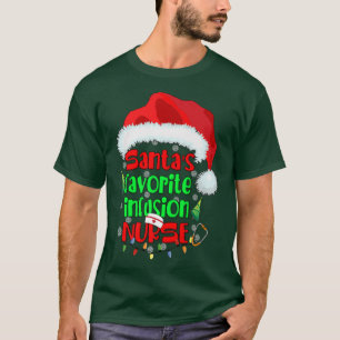 Camiseta Enfermeiro Legal de Natal Enfermeiro de Perfusão d