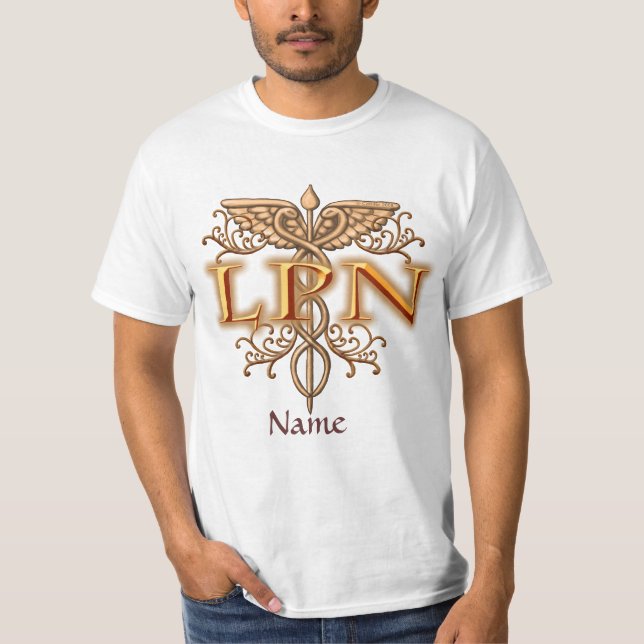 Camiseta Enfermeiro LPN rico de cobre (Frente)