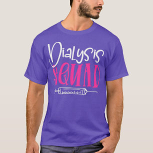 Camiseta Enfermeiro Nefrologia Diálise Esquadra Engraçada R