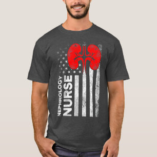 Camiseta Enfermeiro Nefrologia Ponto Rim Diálise Enfermagem