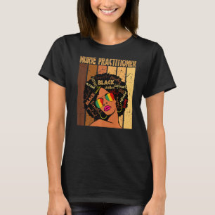 Camiseta Enfermeiro Negra Afro-Americano