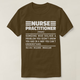 Camiseta Enfermeiro Noun Medicine Worker Sarcasm