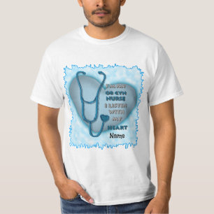 Camiseta Enfermeiro ObGyn Blue Heart