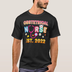 Camiseta Enfermeiro Obstetrical Est 2022 Classe De Formando
