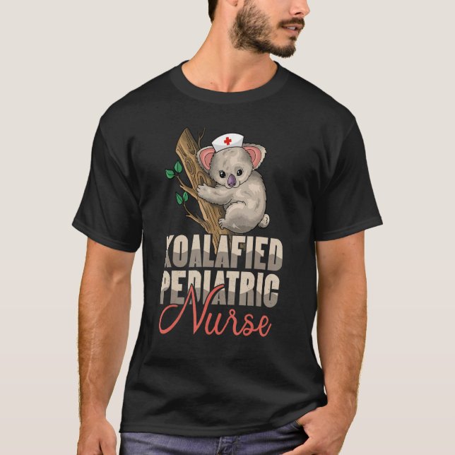 Camiseta Enfermeiro Pedriático Koalafied Enfermeiro Pediátr (Frente)