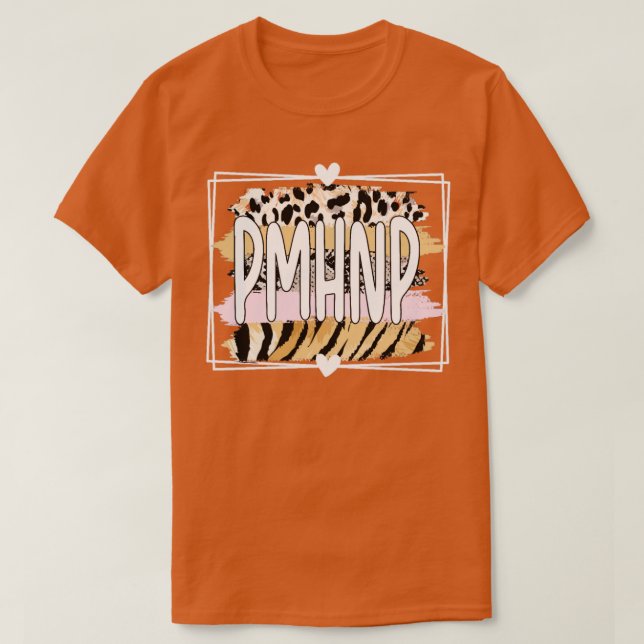 Camiseta Enfermeiro PMHNP Psiquiátrico para a Saúde Mental (Frente do Design)