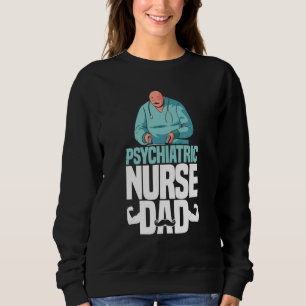 Camiseta Enfermeiro Psiquiátrico Pai Enfermeira Psiquiátri