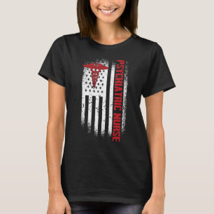 Camiseta Enfermeiro Psiquiátrico Terapêutica Escolar Psicól
