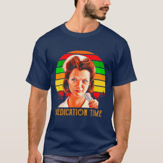 Camiseta Enfermeiro Ratked Medication times vintage