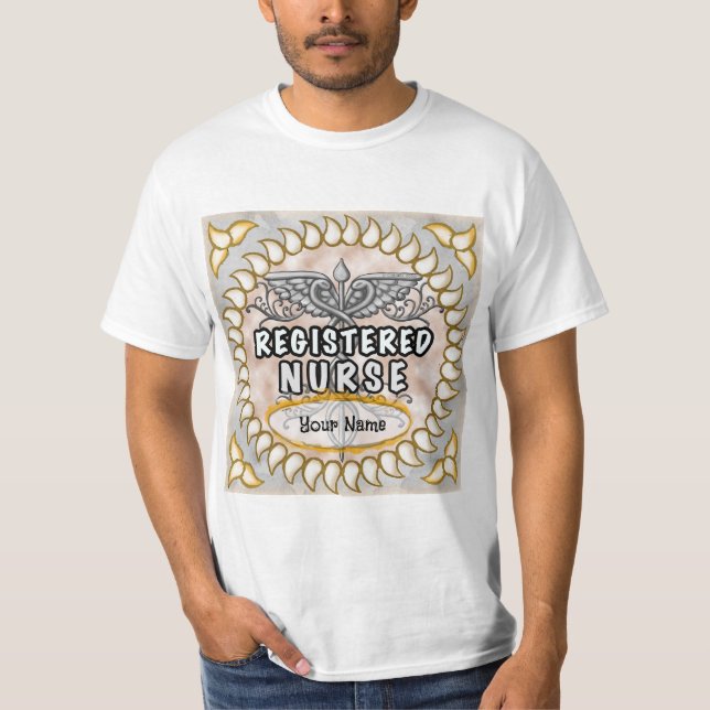 Camiseta Enfermeiro Registrado Caduceus (Frente)