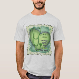 Camiseta Enfermeiro Registrado do Green Heart RN