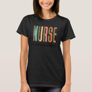 Camiseta Enfermeiro Registrado Leopard O Amor Inspira Enfer