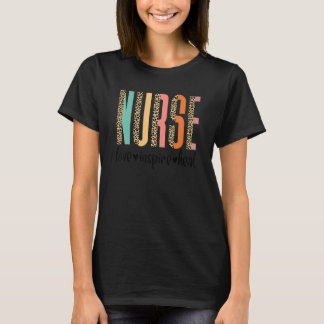 Camiseta Enfermeiro Registrado Leopard O Amor Inspira Enfer