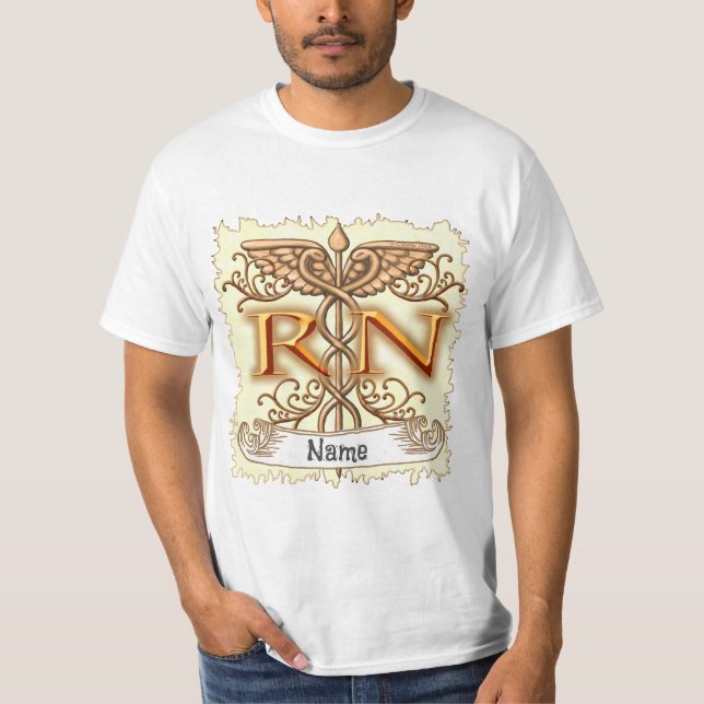 Camiseta Enfermeiro rico de cobre (Frente)