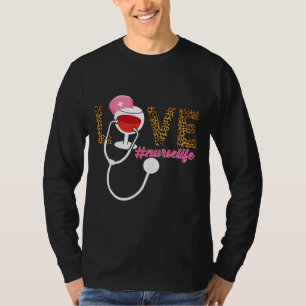 Camiseta Enfermeiro Rn Lpn Cna Healthcare Wine