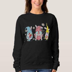 Camiseta Enfermeiro Stethoscope Bunny Gnome Rabbit Ovos Caç