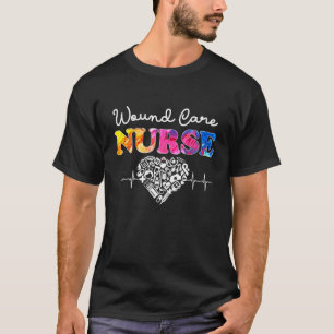 Camiseta Enfermeiro Watercol Amor Coração Estetoscópio N