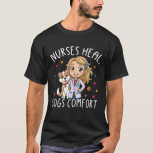 Camiseta Enfermeiros Cães Calor Conforto - Enfermeiro Enfer