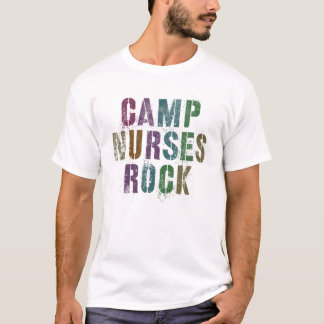 Camiseta ENFERMEIROS CAMP ROCKS Acampamento Engraçado Campa