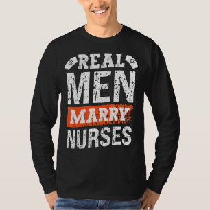 Camiseta Enfermeiros Casados De Homens Reais Hospital Médic