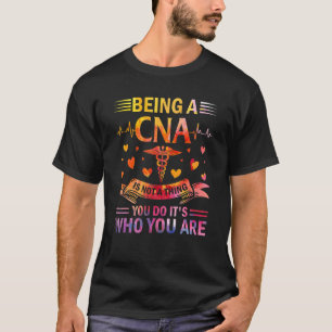 Camiseta Enfermeiros CNA Estilo de Vida Engraçado E Enferme