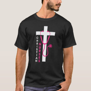 Camiseta Enfermeiros cristãos Esfregue na enfermeira em que