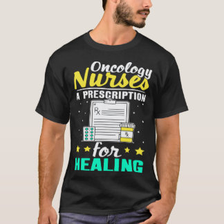 Camiseta Enfermeiros de Oncologia Uma Receita para a Cura