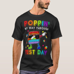 Camiseta Enfiar Meu Caminho Através do Dia de Teste Pop Ti 
