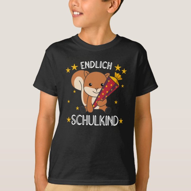 Camiseta Enfim, Escola de Bag Esquilo (Frente)