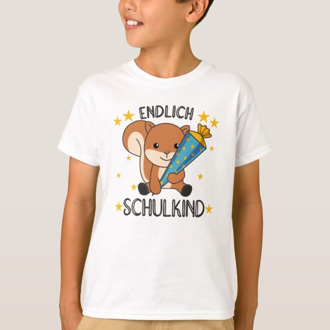 Camiseta Enfim, Escola de Bag Esquilo (Frente)