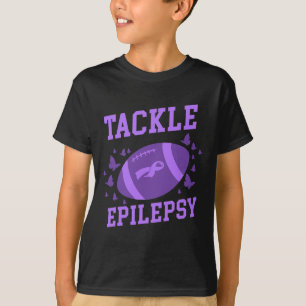 Camiseta Enfrentar a Consciência da Epilepsia de Futebol