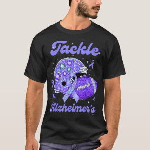 Camiseta Enfrentar alzheimer lutar fim apoiar usar roxo